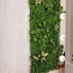 Artificial plants green wall decor