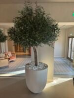 Custom Artificial Olive Tree – Modern Indoor Green Decor