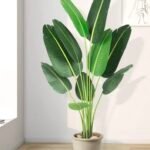 Artificial Birds of Paradise Tree – Tropical Indoor Green Decor