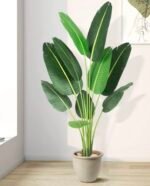 Artificial Birds of Paradise Tree – Tropical Indoor Green Decor